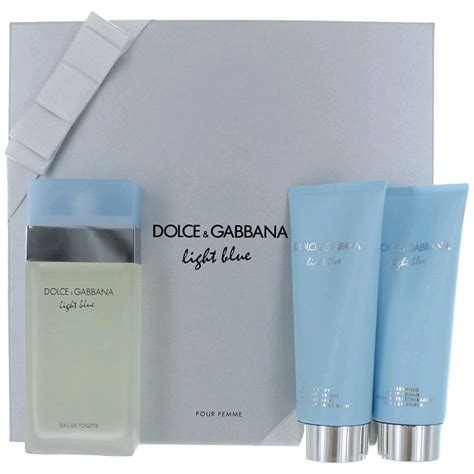 dolce light blue gift set.